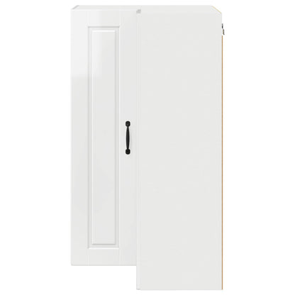 vidaXL Küchenschrank Hochglanz Weiß 57 x 57 x 100 cm Holzwerkstoff