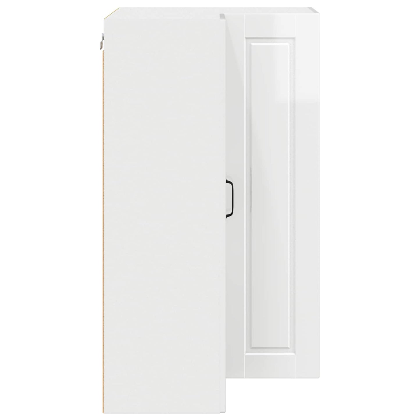 vidaXL Küchenschrank Hochglanz Weiß 57 x 57 x 100 cm Holzwerkstoff