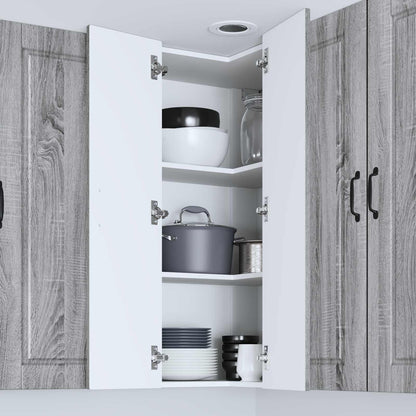 vidaXL Küchenschrank Graues Sonoma 57 x 57 x 100 cm Holzwerkstoff