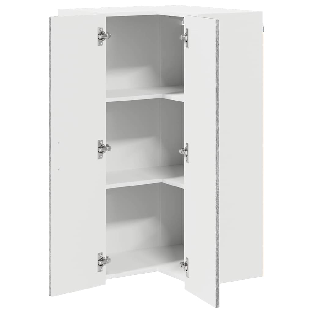 vidaXL Küchenschrank Graues Sonoma 57 x 57 x 100 cm Holzwerkstoff