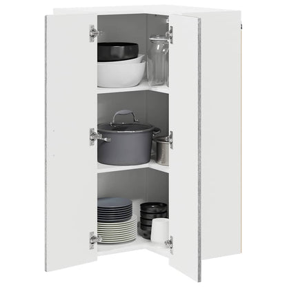 vidaXL Küchenschrank Graues Sonoma 57 x 57 x 100 cm Holzwerkstoff