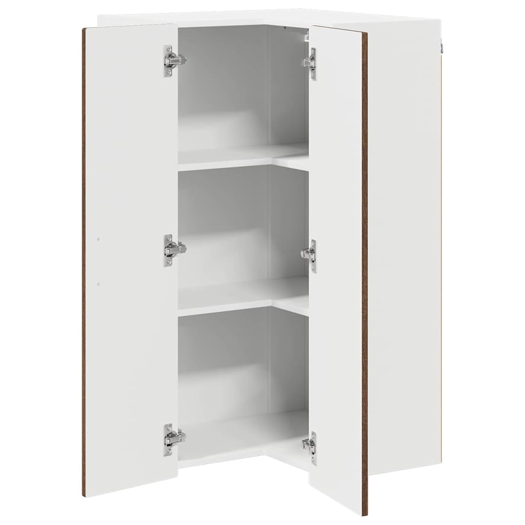 vidaXL Küchenschrank Braun Eichen-Optik 57 x 57 x 100 cm Holzwerkstoff