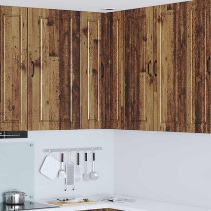 vidaXL Küchenschrank mit Regal Altholz 57 x 57 x 100 cm Holzwerkstoff