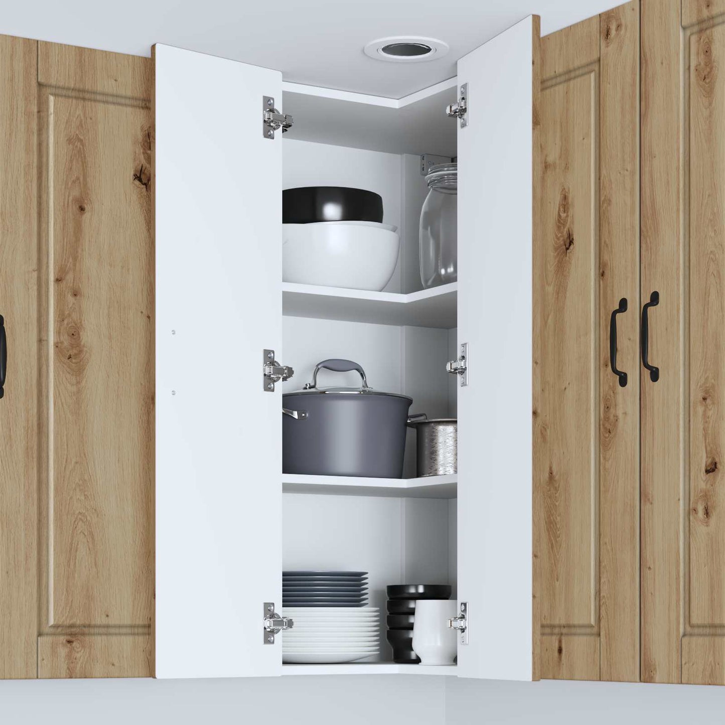vidaXL Küchenschrank Artisan-Eiche 57 x 57 x 100 cm Holzwerkstoff