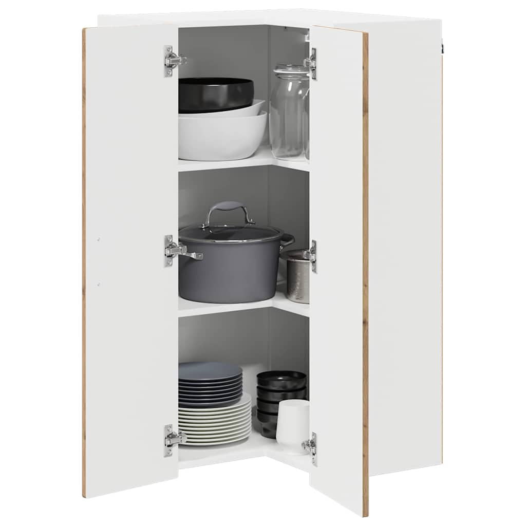 vidaXL Küchenschrank Artisan-Eiche 57 x 57 x 100 cm Holzwerkstoff