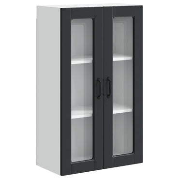 vidaXL Küchenschrank mit Regal Schwarz 60 x 31 x 100 cm Holzwerkstoff