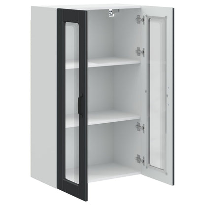 vidaXL Küchenschrank mit Regal Schwarz 60 x 31 x 100 cm Holzwerkstoff