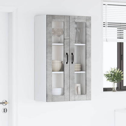 vidaXL Küchenschrank mit Tür Beton Grau 60 x 31 x 100 cm Holzwerkstoff
