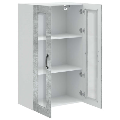 vidaXL Küchenschrank mit Tür Beton Grau 60 x 31 x 100 cm Holzwerkstoff