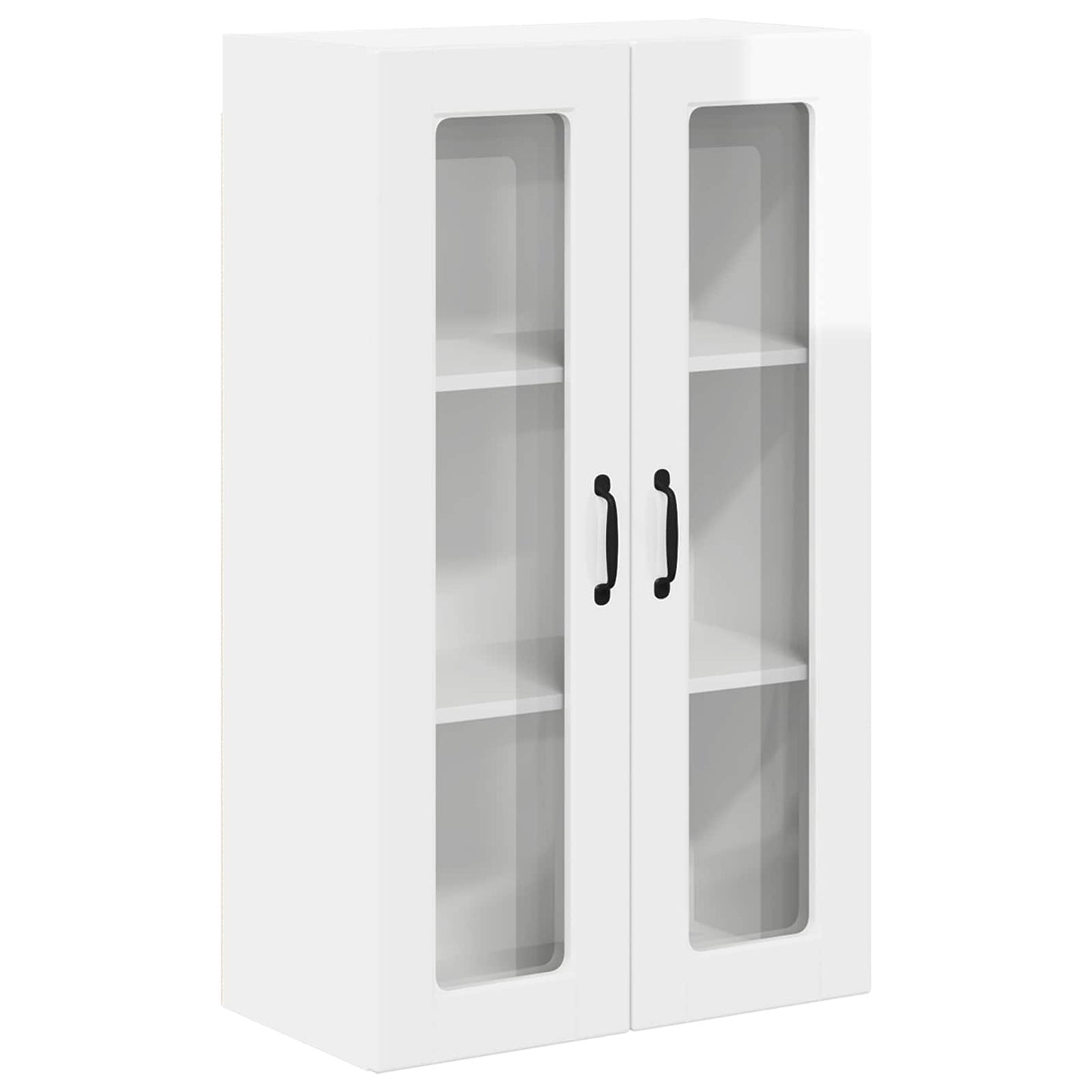 vidaXL Küchenschrank Hochglanz Weiß 60 x 31 x 100 cm Holzwerkstoff