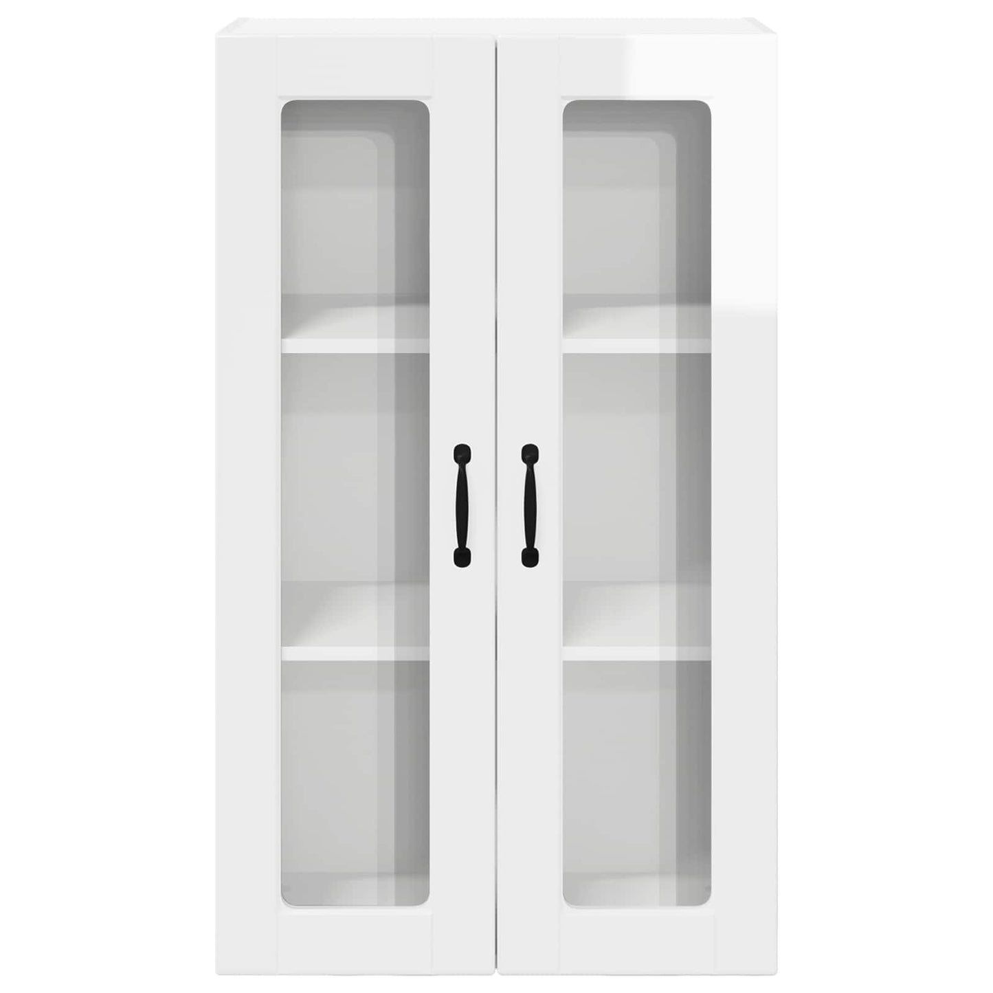 vidaXL Küchenschrank Hochglanz Weiß 60 x 31 x 100 cm Holzwerkstoff