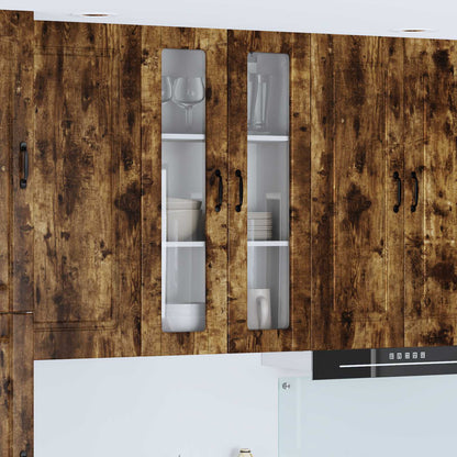 Küchenschrank Geräucherte Eiche 60 x 31 x 100 cm Holzwerkstoff