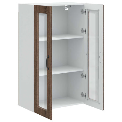 vidaXL Küchenschrank Braun Eichen-Optik 60 x 31 x 100 cm Holzwerkstoff