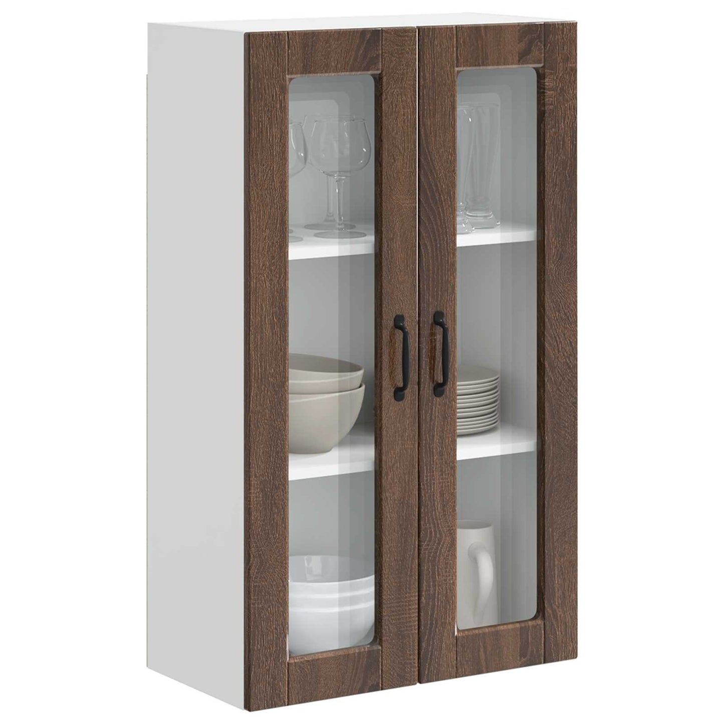 vidaXL Küchenschrank Braun Eichen-Optik 60 x 31 x 100 cm Holzwerkstoff