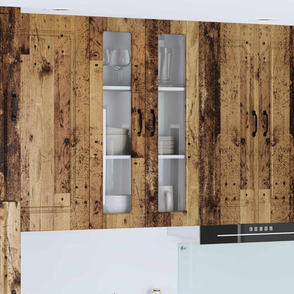 vidaXL Küchenschrank mit Regal Altholz 60 x 31 x 100 cm Holzwerkstoff
