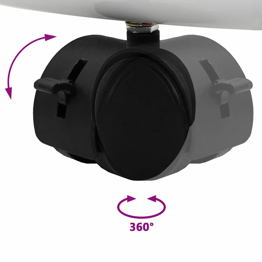 Magnetisches Whiteboard Grau und Weiß 62 x 62,5 x 197 cm EPS