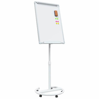 Magnetisches Whiteboard Grau und Weiß 62 x 62,5 x 197 cm EPS