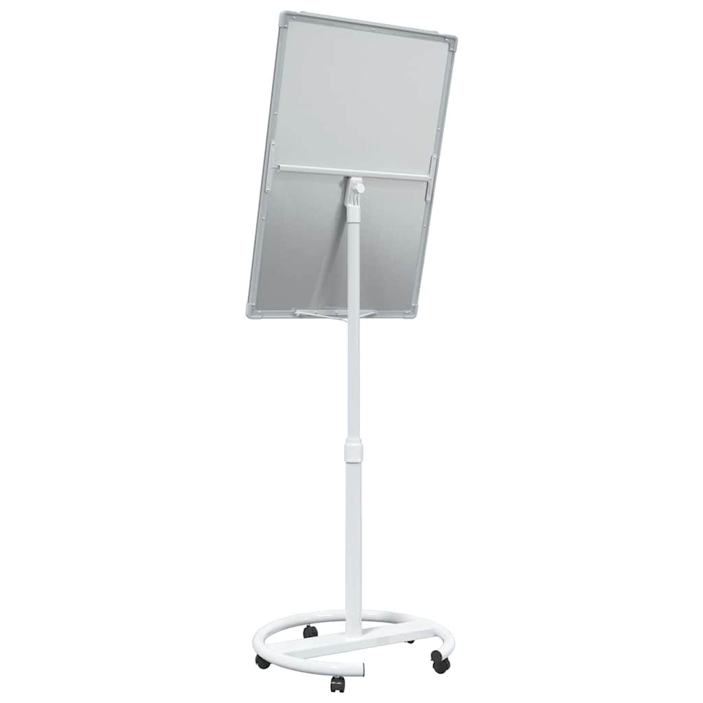 Magnetisches Whiteboard Grau und Weiß 62 x 62,5 x 197 cm EPS