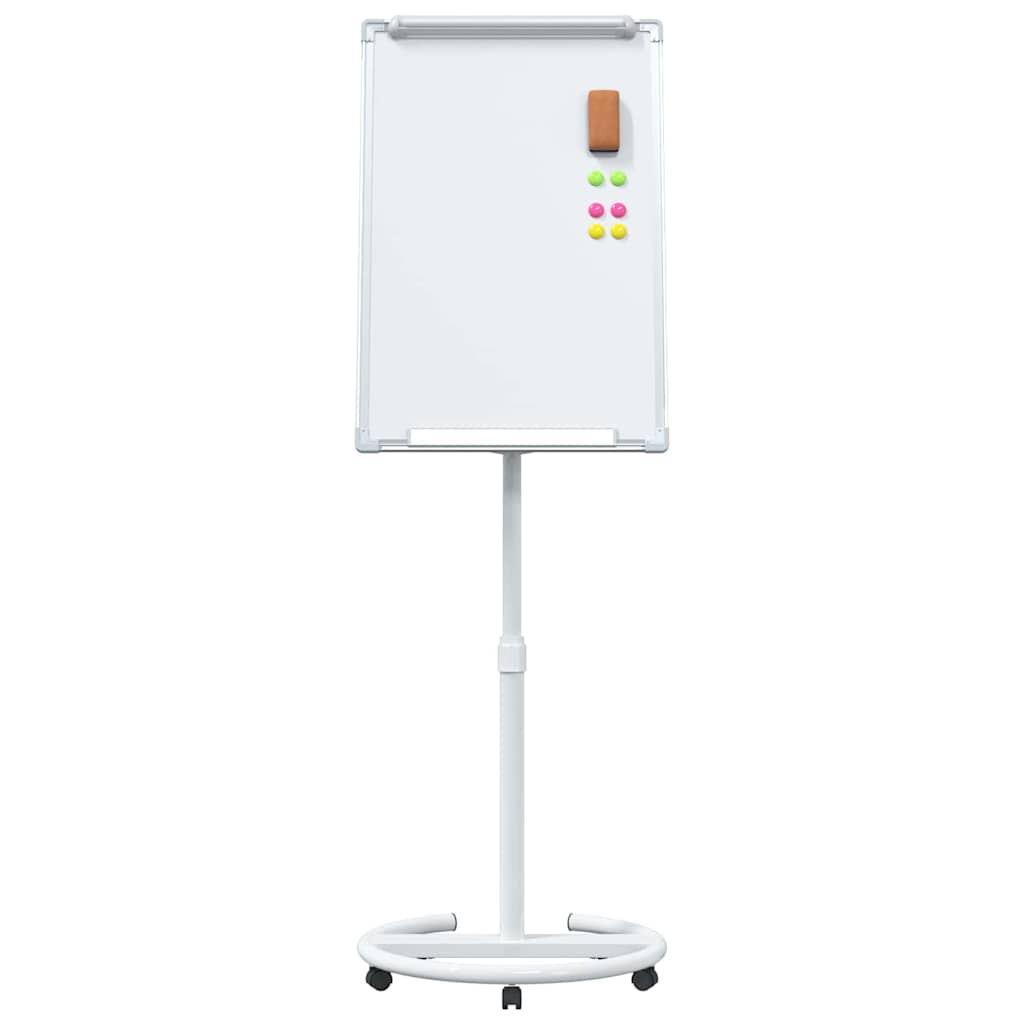 Magnetisches Whiteboard Grau und Weiß 62 x 62,5 x 197 cm EPS