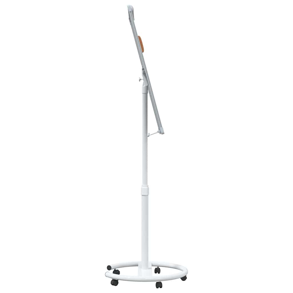 Magnetisches Whiteboard Grau und Weiß 62 x 62,5 x 197 cm EPS