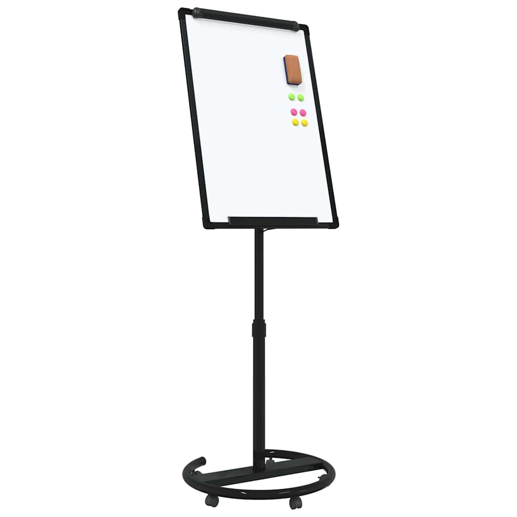 Magnetisches Whiteboard Schwarz und Weiß 62 x 62,5 x 197 cm EPS