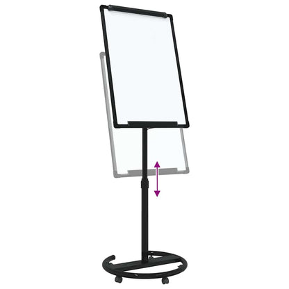 Magnetisches Whiteboard Schwarz und Weiß 62 x 62,5 x 197 cm EPS