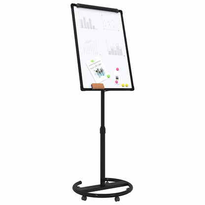Magnetisches Whiteboard Schwarz und Weiß 62 x 62,5 x 197 cm EPS