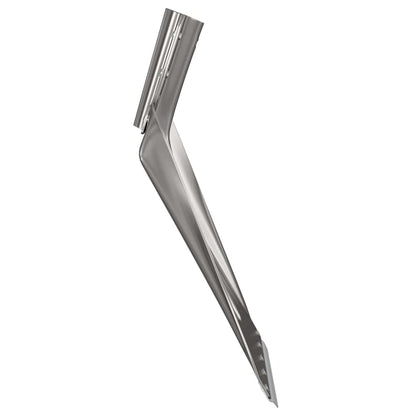 Schaufelkopf Silber 43 x 32,5 cm Aluminium