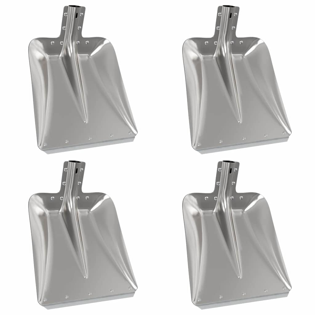 Schaufelkopf 4 pcs Silber 45 x 38 cm Aluminium
