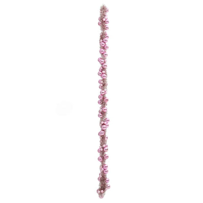 Weihnachtskugelgirlande Rosa 186 cm Polystyrol