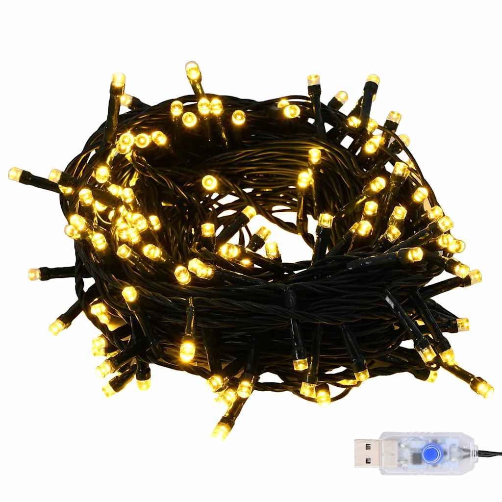 Weihnachtskugel-Set mit 150 LEDs 61 pcs Rot Kunststoff