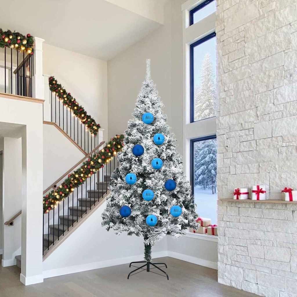 Weihnachtsbaumkugel Set XXL 4 pcs Blau Kunststoff