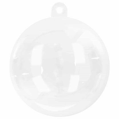 Weihnachtskugel-Set 50 pcs Transparent Ø 5 cm Kunststoff