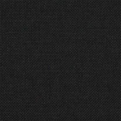 Bettgestell mit gepolstertem Kopfteil Schwarz 200 x 200 cm