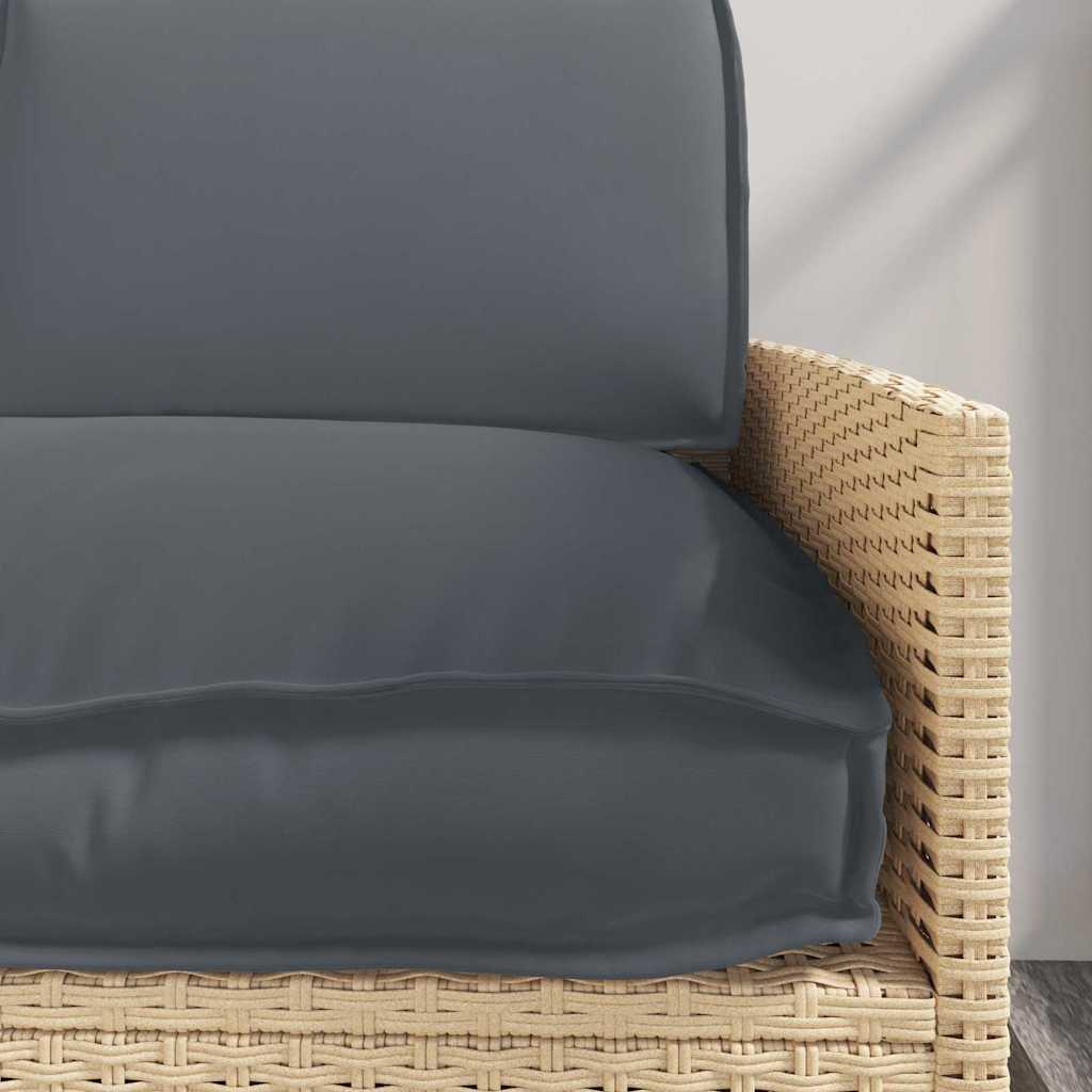 vidaXL Ensemble de coussins de palette 3 pcs Anthracite 120 x 50 x 12 cm Tissu Oxford