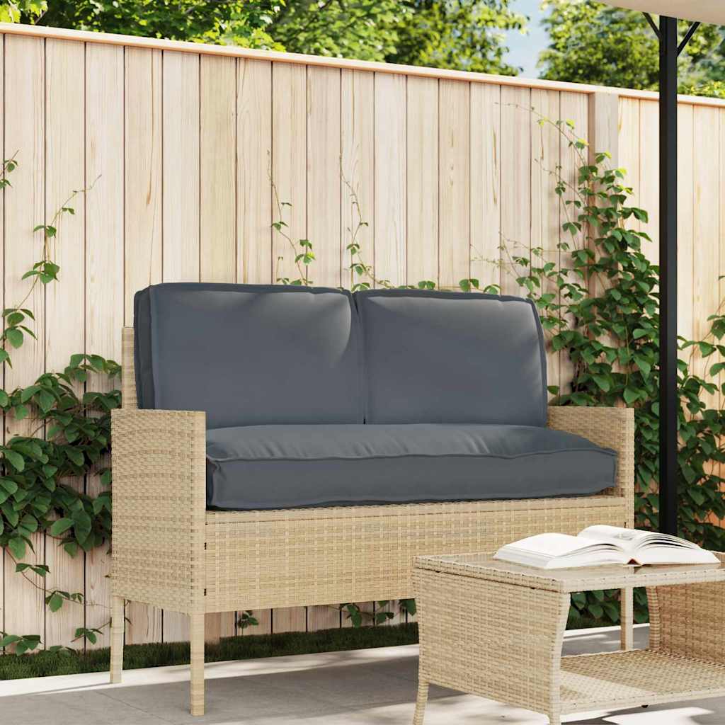 vidaXL Ensemble de coussins de palette 3 pcs Anthracite 120 x 50 x 12 cm Tissu Oxford