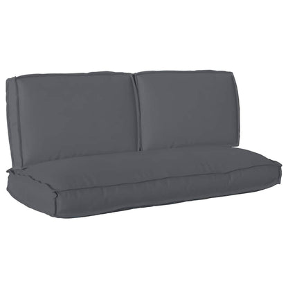 vidaXL Ensemble de coussins de palette 3 pcs Anthracite 120 x 50 x 12 cm Tissu Oxford