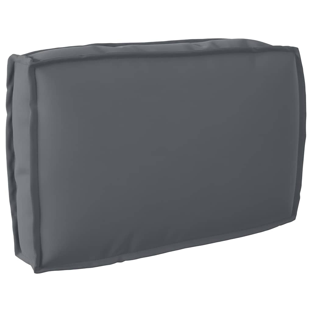 vidaXL Ensemble de coussins de palette 3 pcs Anthracite 120 x 50 x 12 cm Tissu Oxford