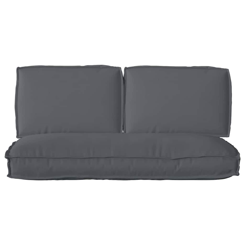 vidaXL Ensemble de coussins de palette 3 pcs Anthracite 120 x 50 x 12 cm Tissu Oxford