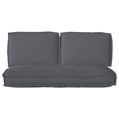 vidaXL Ensemble de coussins de palette 3 pcs Anthracite 120 x 50 x 12 cm Tissu Oxford