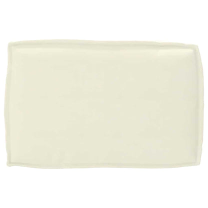 vidaXL Lot de 3 coussins de palette Crème 120 x 50 x 12 cm Tissu Oxford