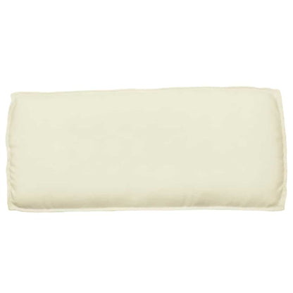 vidaXL Lot de 3 coussins de palette Crème 120 x 50 x 12 cm Tissu Oxford