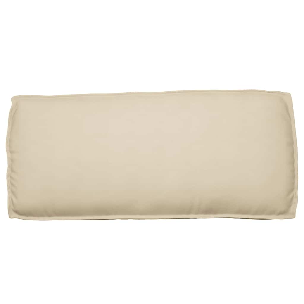 vidaXL Ensemble de coussins de palette 3 pcs Beige 120 x 50 x 12 cm Tissu Oxford