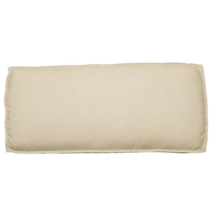 vidaXL Ensemble de coussins de palette 3 pcs Beige 120 x 50 x 12 cm Tissu Oxford