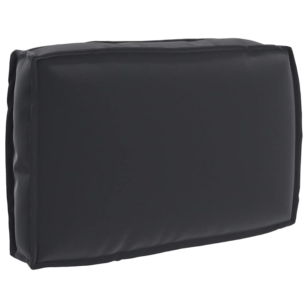 vidaXL Ensemble de 3 Coussins de Palette Tissu Oxford Noir 120 x 50 x 12 cm