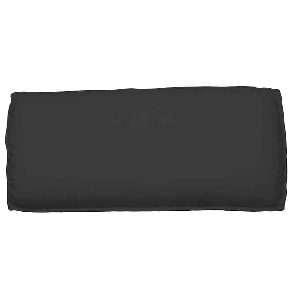 vidaXL Ensemble de 3 Coussins de Palette Tissu Oxford Noir 120 x 50 x 12 cm