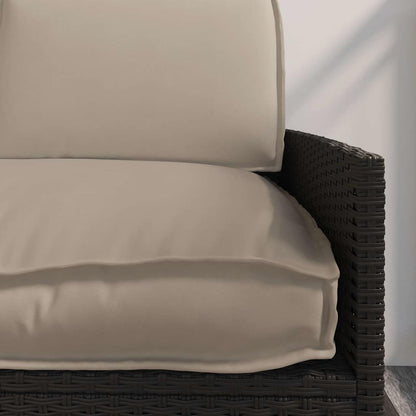 vidaXL Pallet Kissen Set 3 pcs Taupe 120 x 50 x 12 cm Oxford Stoff