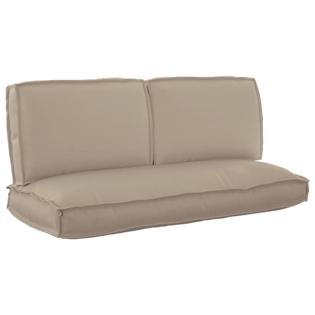vidaXL Pallet Kissen Set 3 pcs Taupe 120 x 50 x 12 cm Oxford Stoff