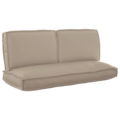 vidaXL Pallet Kissen Set 3 pcs Taupe 120 x 50 x 12 cm Oxford Stoff