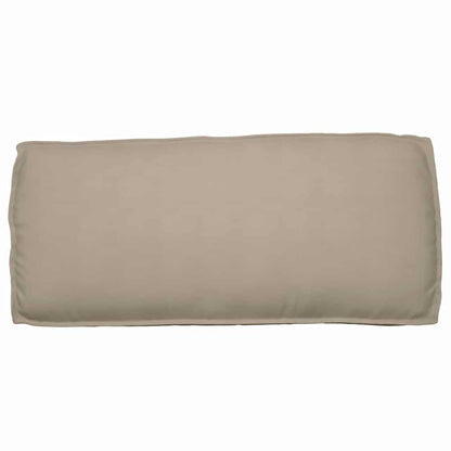 vidaXL Pallet Kissen Set 3 pcs Taupe 120 x 50 x 12 cm Oxford Stoff
